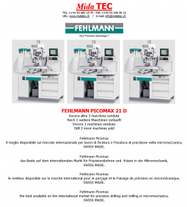 Fehlmann Picomax 21D 08.08.2021